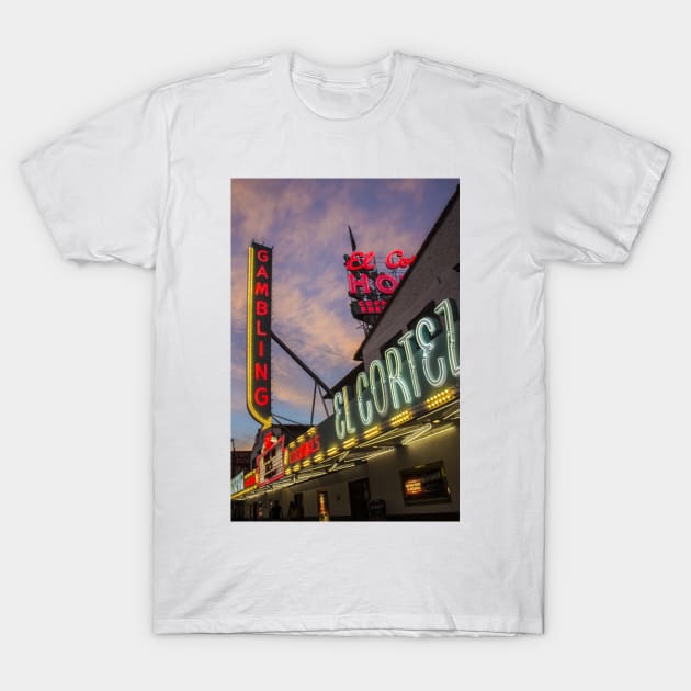 Fremont District, Downtown Las Vegas, Las Vegas, Nevada, USA. T-Shirt by VickiWalsh